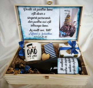 cadou pentru tata din partea sotiei si a copilului