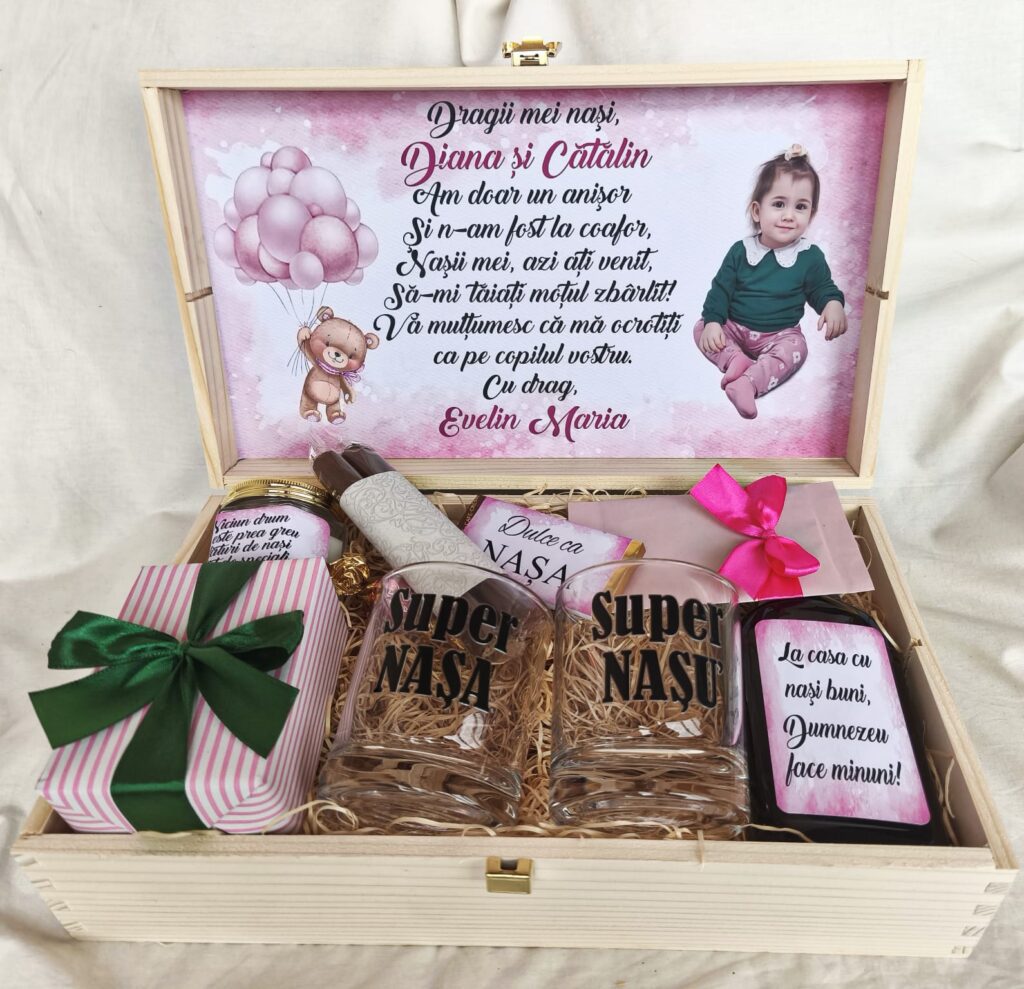 cadou personalizat nasi botez fetita