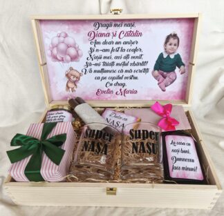 cadou personalizat nasi botez fetita