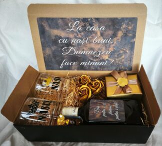set cadou whisky nasi
