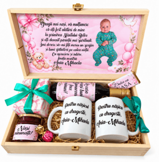 Cutie cadou nasi botez